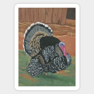 PERRY THE TURKEY AT POPLAR SPRING ANIMAL SANCTUARY Sticker